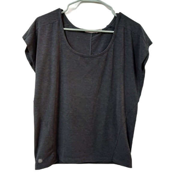 Athleta Tops - Athleta Gray Moon Valley Athletic Tee